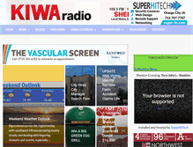 Tablet Screenshot of kiwaradio.com